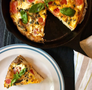 Fritata sa bosiljkom i paradajzom